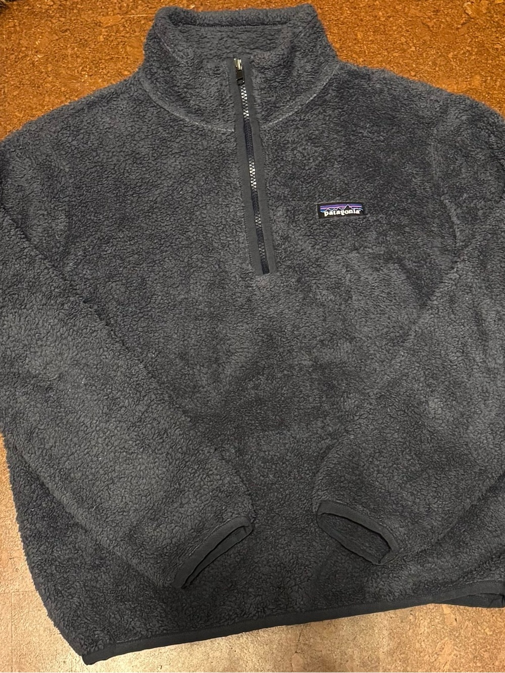 Patagonia Smolder Blue Fleece Quarter-Zip Pullover